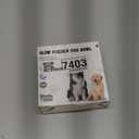 2 Pcs Slow Feeder Insert for Dog Bowl, Anti-Choking Silicone with Strong Suction Cups, Fits Most Dog Bowls, Ideal for Medium, Large Breeds (Blue + Green)