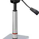 Adjustable Boat Seat Pedestal Base Mount Kit with Lock in 3/4" Boat Seat Pin Post&Marine Power Pedestal Mount Base for Marine Fishing Bass Chair,Post Adjustable Height 14 to 19 Inches/24 to 30 Inches