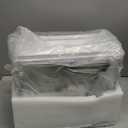 Fish Tank 2.4 Gallon Aquarium Kit with Humidifier 7-Color Auto-Looping 3 in 1 Quiet Pump with Filteration & Oxygenation & Circulation, Temperature Display, HD Glass (White)