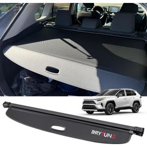 Cargo Cover for Toyota RAV4 2019-2026, Carbon Fiber Leather