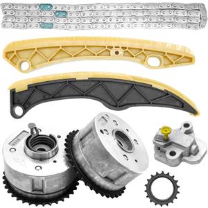 243212B620 Timing Chain Kit with VVT Sprocket Fits for 1.6 Kia 2012-2019 Optima Rio Soul Forte Koup Forte5 L4 for Hyundai 2012-2017 Tucson Sonata Accent 1.6L Replacement# 244312B620 243502B600