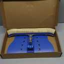 Pool Brush with Brush Tail for Cleaning Pool Walls Using Water Pressure, 18" Tough Plastic Bristles Pool Brush Head with EZ Clips Fit Most Poles (Pole not Included)