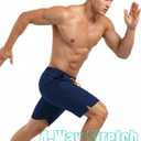 7 Inch Men Swim Trunks with Compression Liner Quick Dry Drawstring Male Swimtrunks for Beach Summer Water Park