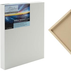 Da Vinci Pro Medium Textured Gesso Panel - 18x18-1-5/8" Depth Wood Panels for Painting - Accepts Mediums Like Canvas - for Oils, Acrylics, Mixed Media, Pastels & Drawing Sticks