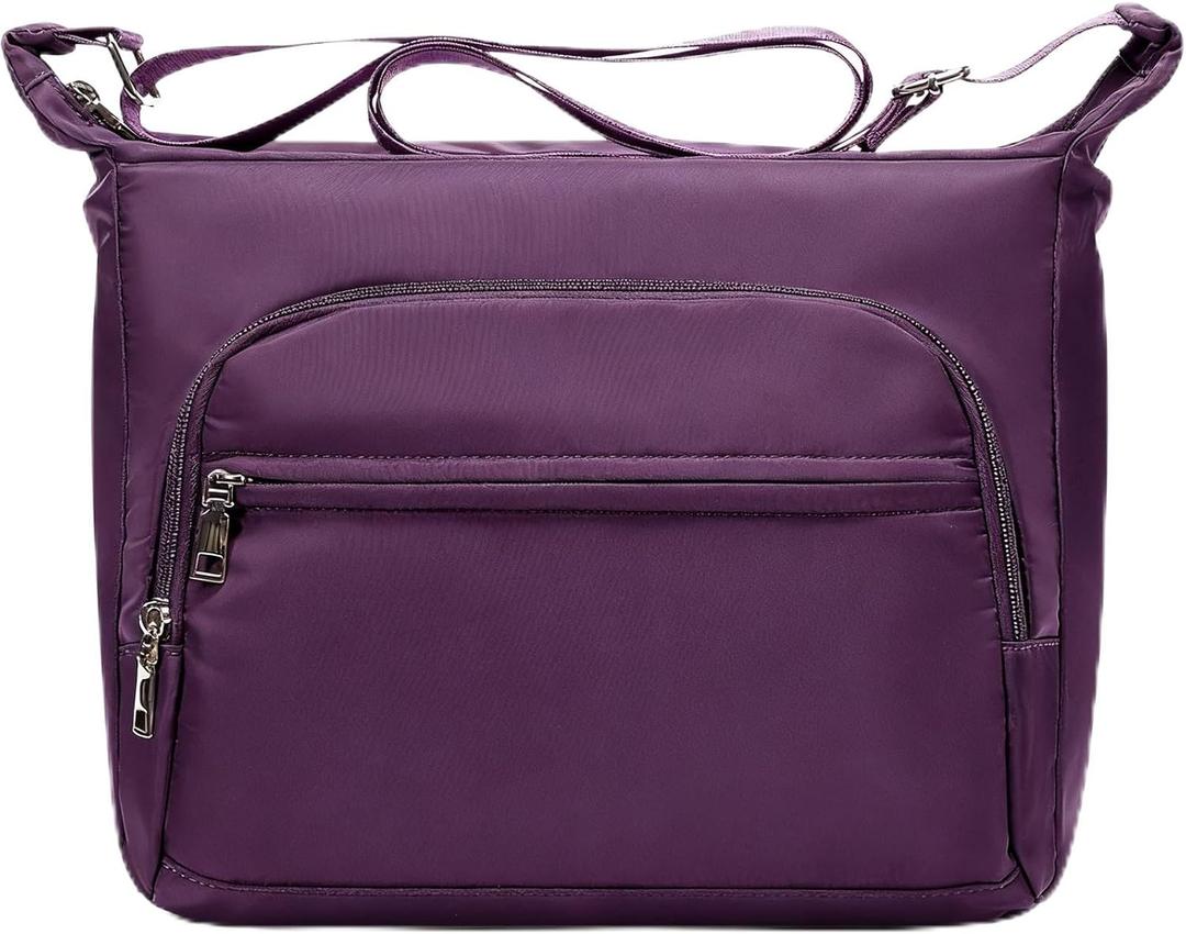 coowoz Crossbody Bags for Women Travel Large Shoulder Handbags bolsos para mujere (Purple)