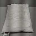 ZPECC Toddler Pillow with Pillowcase - 13x18 Organic Cotton Hypoallergenic Kids Pillow, Baby Essentials for Travel Crib Daycare Stroller (Intended for Age 2 and up) White Stripe