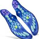 AcuStep Acupressure Shoe Insoles for Men & Women - Unisex Orthopedic Foot Inserts - Natural Foot Support Massaging Insole - Orthotic Insoles Help with Discomfort, Fatigue, Circulation - Small