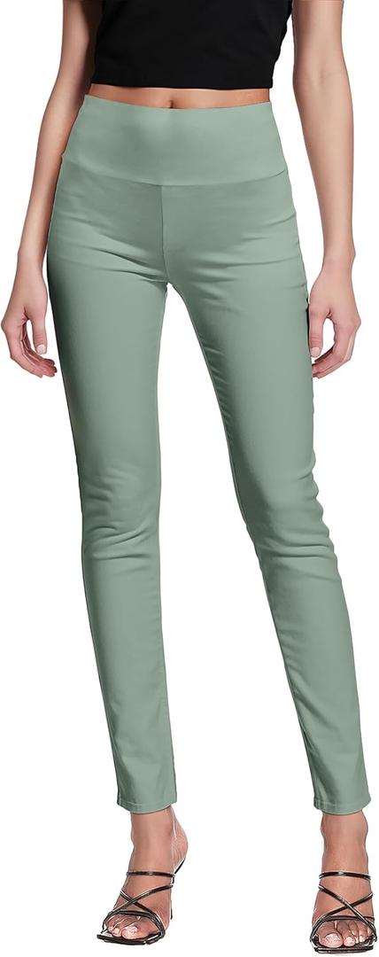 Hybrid & Company Super Comfy Stretch with Full Elastic Waist Pull On Millennium Twill Pant (Large, Sage) Hybrid & Company Super Comfy Stretch with Full Elastic Waist Pull On Millennium Twill Pant (Large, Sage)