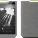 MITER Case for HiBy R4, Handmade Artificial PU Leather Cover for hibyr4 (Gray)