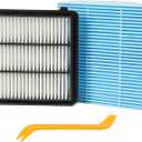 Engine Air Filter&Cabin Air Filter Combo Pack-Compatible with Honda CRV CR-V 1.5T 2023-2026;Civic 1.5T 2022-2026,Accord 1.5T 2023-2026-CA12932&CF11182