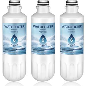 LT1000P ADQ747935 Water Filter 6-Month Replacement for LG LT1000P/PC ThinQ Water Filter AGF80300704,LRFS28XBS,LRFLC2706S,LRMXS2806S,LMXS28626S,LFXS26973S,LFXC22526S,LMXC23796D,LF24Z6530S,LRFXC2606S