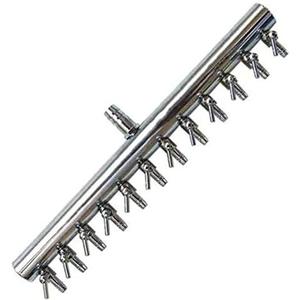 Aquarium Air Valve 12 Way Inline Manifold Air Flow Pump Tubing Splitter Lever Control Valve