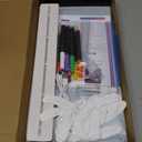 LED Note Board with Colors, Rechargeable Acrylic Dry-Erase Board, 8-Color Luminous Acrylic whiteboard Calendar, Art Board, Suitable for classrooms/ Offices/ Home Decoration/ Gifts (Horizontal)