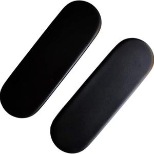 Compatible with Arm Pads Caps Replacement for Herman Miller Fixed and Height Adjustable Armrest Sayl Office Chair, Vinyl, 1-Pair (Black)