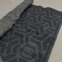 UPSKY Cat Litter Mat, Litter Trapping Mat Soft on Kitty Paws, Large Litter Box Mat 35" x 24" Scatter Control for Indoor Cats Waterproof and Extra Large Pretty Litters Carpet