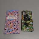 Boaretiu Cute Kawaii for Moto G Play 2024 Case with Stand - Fashion Cool 360 Rotate Ring Holder Kickstand Design for Women Girls Boys Teens Girly for Motorola Moto G Play Case, Flower Cat