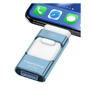 256GB Flash Drive for iPhone Photo Stick,Thumb Drive USB Stick High Speed Transfer USB Drives External Picture Video Storage Memory Expansion for iPhone/iPad/PC (Blue)