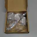 Umigy 4 Pcs Tea Infuser Strainers for Loose Tea with Scoop, Extra Fine Mesh Steeper 304 Stainless Steel Diffuser Leaf Holder with Extended Chain Hook for Brew, Spices, Seasoning, Silver