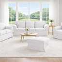 Heavy Duty UPPLAND (Not EKTORP) Sofa Cover Replacement Compatible with IKEA UPPLAND 3 Seat Sofa, Loveseat, Armchair, Sectional Corner, or Footstool Slipcover Only (Uppland Chair White)