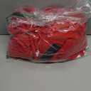 Milumia Women's Plus Size Ruched Bubble Mini Dress Sleeveless A Line Party Club Short Dresses (Red, XL)