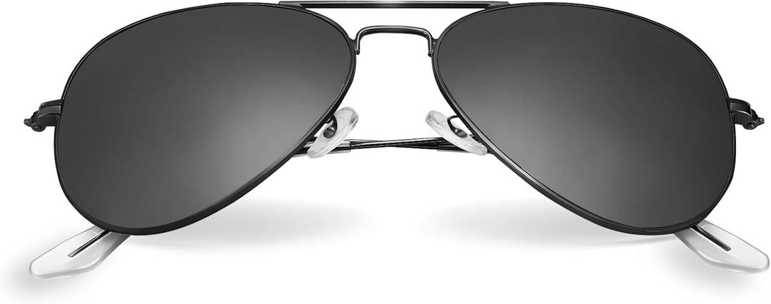 Bio-th Polarized Sunglasses Men Women UV Protection, Polarized Fishing Sunglasses Mens, for Fishing Golf, Retro Driving (58mm, * Black Gray)