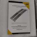 VNN Portable Wheelchair Ramp 8FT, Seamless Non-Slip Aluminum Ramps for Wheelchairs for Home, Handicap Wheelchair Ramps for Home Steps, Aluminum Loading Dock Plates (8FT (Usable height 8-24 inch))