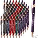 Fumete 84 Pcs Christian Pens with Stylus Tip, 7 Color 7 Quote Bible Verse Ballpoint Pen Inspirational Christian Gift Bulk for Fathers Day Religious Gift Men Dad Husband Women Office Church Graduation
