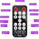 U`King Party Lights DJ Disco Light,9 Lens Stage Lighting Support DMX512 and Sound Activated with Remote Control Laser Lights for Parties Birthday Wedding Karaoke Bar KTV Club Stage Live Show