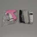 Stitch Gun for Clothing, Stitchy Gun Quick Clothes Fixer, Dress Tagging Gun-Includes 2,000 Black Fasteners & 2,000 White Fasteners & 6 Needles (Rose Red/White)