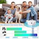 Ultrasonic Pest Repeller Indoor, No Touch Solution, Electronic Plug-in Mouse Repellent for Rats & Rodents, 360 Coverage 1400 sq. ft. Safe for House, Attic, Office, Garage, Warehouse, RV