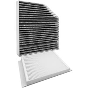 Cabin Air Filter Kit Fit for Mercedes Benz C250/C300/C400/E300/E350/E400 GT43/GT53/C43/C63/C450/CLS53/E43/E53/E63 AMG 2015-2023 Select Models, Replace 2058350147 1668300218