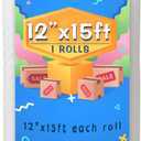 12 inch x 15 ft Bubble Cushioning Wrap for Moving Boxes Shipping Packing Supplies 1 Roll 12" X 15' feet Perforated