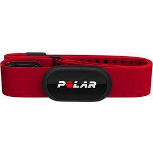 Polar H10 Heart Rate Monitor Chest Strap - ANT + Bluetooth, Waterproof HR Sensor for Men and Women (Red)