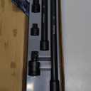 DURATECH 1/2" Impact Socket Extension Set, 5-Piece, Including Drive Impact Extension Bars(5", 10" and 15"), Swivel Universal Joints and 1/2"- 3/8" Drive Adapter, CR-V Steel
