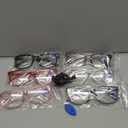 CCVOO 6 Pack Blue Light Blocking Reading Glasses, Anti Headache/Glare/Eye Strain Readers Computer Eyeglasses Women/Men (6 Pack Mix,0.00)