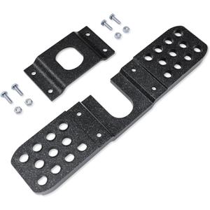 Tow Hitch Step for 2 Inch Receivers, Hitch Bumper, Truck Car SUV Vehicles Hitch Step, Rear Bumper Guard Protector Cast Aluminium Trailer Hitch Step, Black, 1 Pack