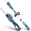 Pole Hedge Trimmer Cordless for Makita 18V Battery, 2-in-1 Handheld & Long Reach Hedge Trimmer w/ 8.5FT Extension Pole, 20" Dual-Action, 3/4" Cutting Capacity, 150 Adjustable Head (Tool Only)