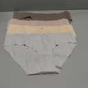 Angelhood Seamless Maternity Underwear for Women, Pregnancy Postpartum Panties No Show Bikini Under Bump Pack of 5, 3 (Large, Black/Beige/Brown/Mauver/Gray)