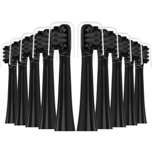 XIAOHEAD replacement toothbrush heads -black, 10 pack