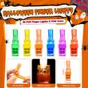 Halloween Party Favors for Kids 36 PCS LED Light Up Finger Lights Halloween Goodie Bag Fillers Stuffers, Glow in The Dark Toys Bulk Halloween Treats Non Candy for Party Classroom Prizes Trick or Treat