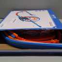 Toy Car Race Track Set for Boys Kids Age 3-5 4-7, Race Tracks with 4 High-Speed Pull Back Race Cars and Crash Zones, Christmas Halloween Birthdays Gifts Toys for Boys Kids 4-6 8-12 Years Old