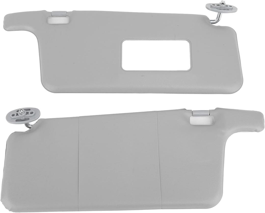 Pair of Sun Visor Replacement Left and Right Sunlight Blocking Sunvisor Assy ABS Glass Sun Shielding Visor Fit for 1996 to 2001