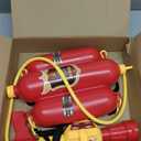 Firefighter Water Gun Backpack, Water Blaster Tank with Hose Sprayer for Outdoor Games, Pool Parties, Beach Fun, and Summer Activities