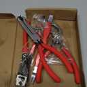 Electrical Disconnect Pliers for Cars 4-Piece - Electrical Connector Disconnect Tool Set, Automotive Plug Connector Separator Removal Tool & Hose Clamp Pliers (Straight+60 Degree)