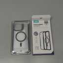 ESR for iPhone 14 Pro Max Case with Stand, Compatible with MagSafe, Full-Body Military-Grade Drop Proof Case with Built-in 9H+ Tempered Glass Screen Protector, Armor Series, Clear Black