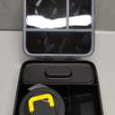 MAISON HUIS Bento Lunch Box with 8oz Soup Thermo, 5-Compartment Leak-Proof Container, Thermo Hot Food Jar and Insulated Lunch Bag, BPA Free,Travel, School (Black-Astronaut2)