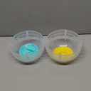 2 Pieces Hamster Ball Hamster Exercise Ball 5.7 Inch Guinea Pigs Running Balls Transparent Plastic Hamsters Wheel for Mini Dwarf Rabbits Small Pets to Reduce Boredom and Increase Activity