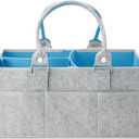 Mr. Pen- Baby Diaper Caddy Organizer, Blue Inside, Diaper Organizer, Car Diaper Caddy, 1 Pack