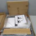 TigerDad Overbed Bedside Desk Mobile Rolling Laptop Stand Tilting Overbed Table with Wheels Height Adjustable Tray Table for Laptop Bed Sofa Side Table (Black)