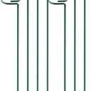 Joyhalo 8 Pack Plant Support Stakes 24 Inch, Plant Stakes, Flower Stakes with 24 Twist Ties, Garden Sticks for Plants Iris, Dahlia, Gladiolus, Amaryllis, Rose, Sunflower, Tomato, Sapling Etc